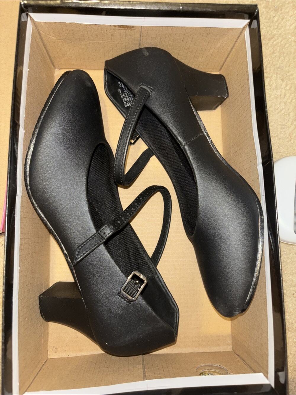 Balera Dancewear B140 2” Heel Character Shoe Black 6.5 AM Adult Dance